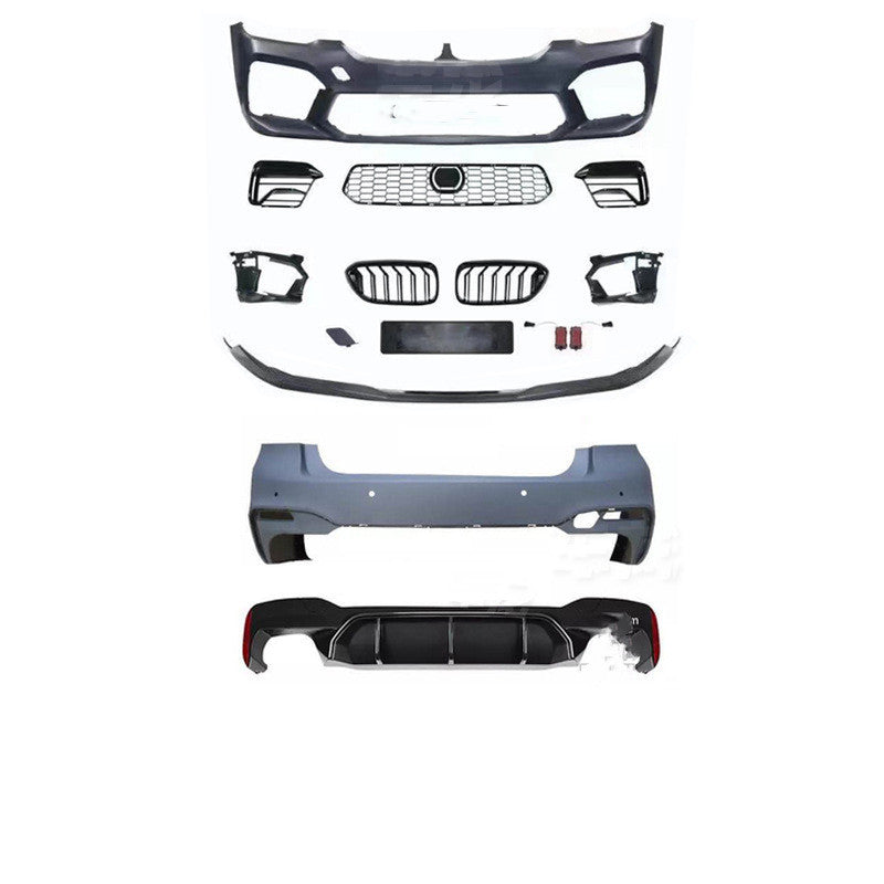 iGi4Shop Automobile G30 G38 528 530 Refitted M5 Big Surrounding Front Bar Middle Net Rear Lip
