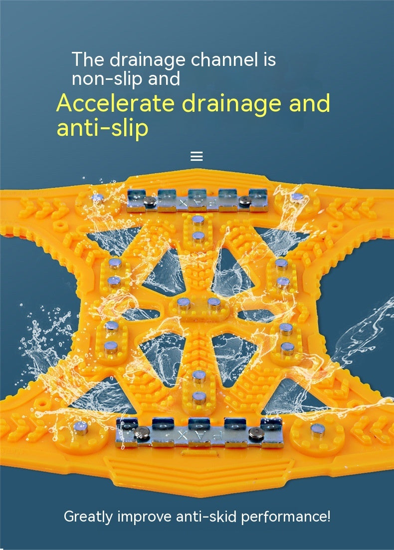 iGi4Shop Universal Nonskid Chain Steel Plate Gear Tire Chain Nonskid Chain New Car SUV SUV Universal
