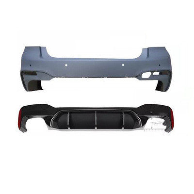 iGi4Shop Automobile G30 G38 528 530 Refitted M5 Big Surrounding Front Bar Middle Net Rear Lip