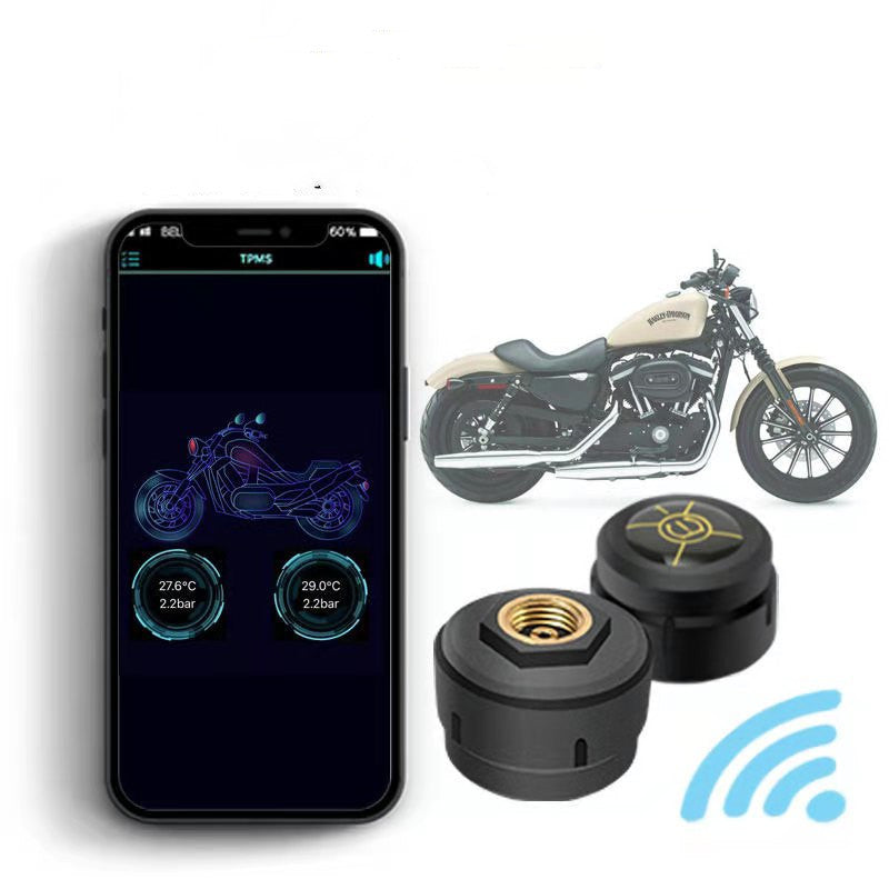 iGi4Shop Wireless Tire Pressure Monitor For Detecting And Alarming Two-wheeled Electric Locomotive