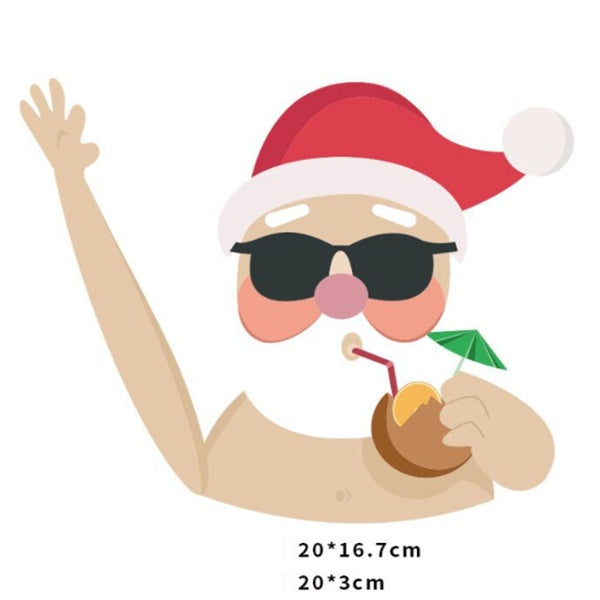 iGi4Shop Santa Wiper Car Sticker without Straps
