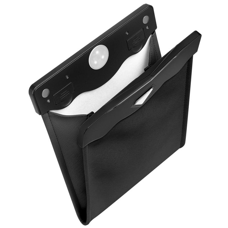 iGi4Shop LED Car Trash Can Organizer Garbage Holder Automobiles Storage Bag Accessories Auto Door Seat Back Visor Trash Bin Paper Dustbin