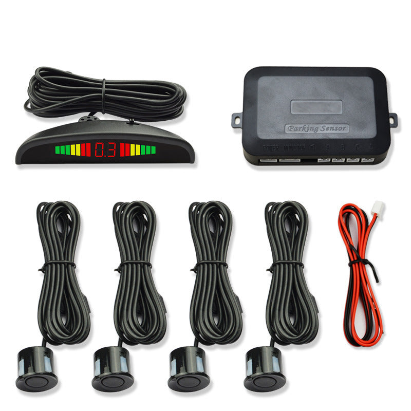 iGi4Shop Manufacturers Wholesale Reversing Radar Buzz 4 General 12v Crescent Monitor SensorProbe Vehicle