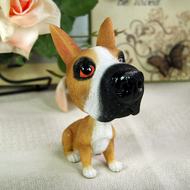 iGi4Shop Car interior moving head decoration world famous dog car supplies
