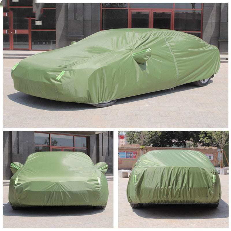 iGi4Shop Taffeta 190T210T silver-coated black universal car cover