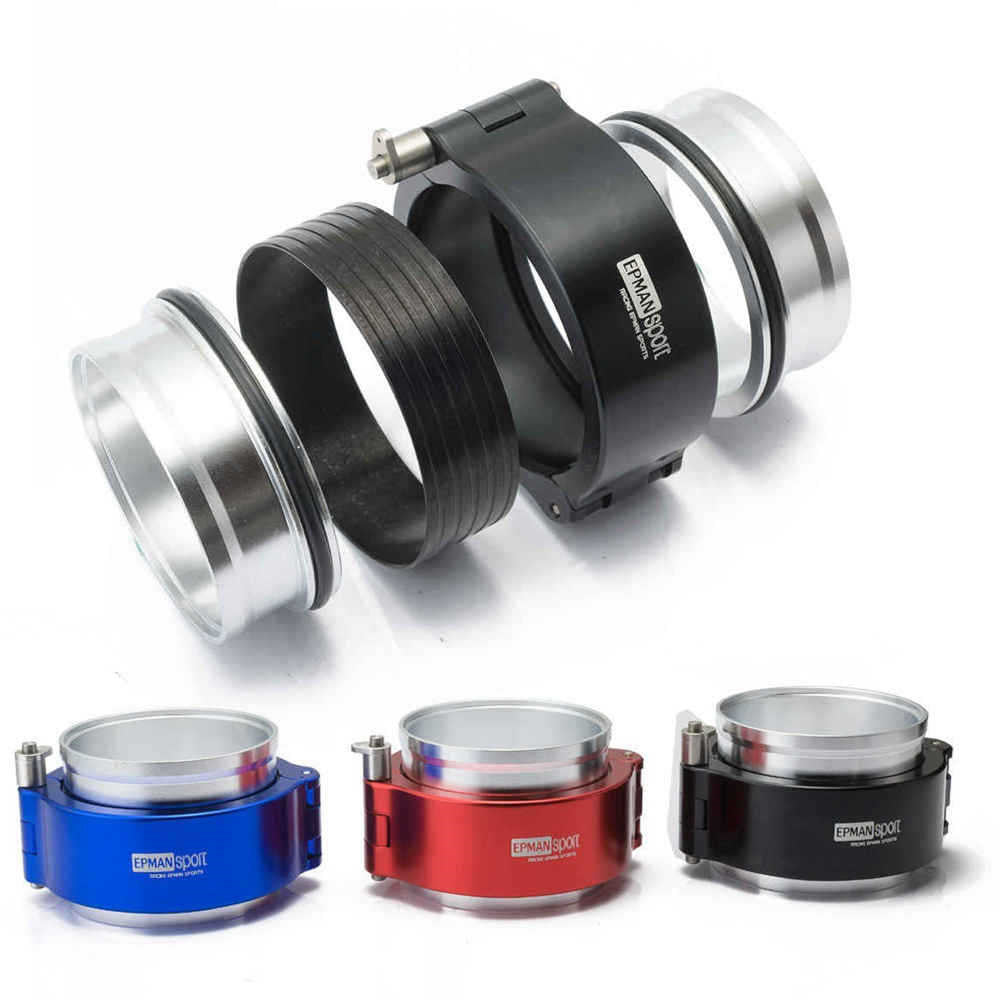 iGi4Shop Car Accessories Modified V-Clamp With Flange Diameter 2.5 Inch Hose Clamp Turbine Exhaust Pipe