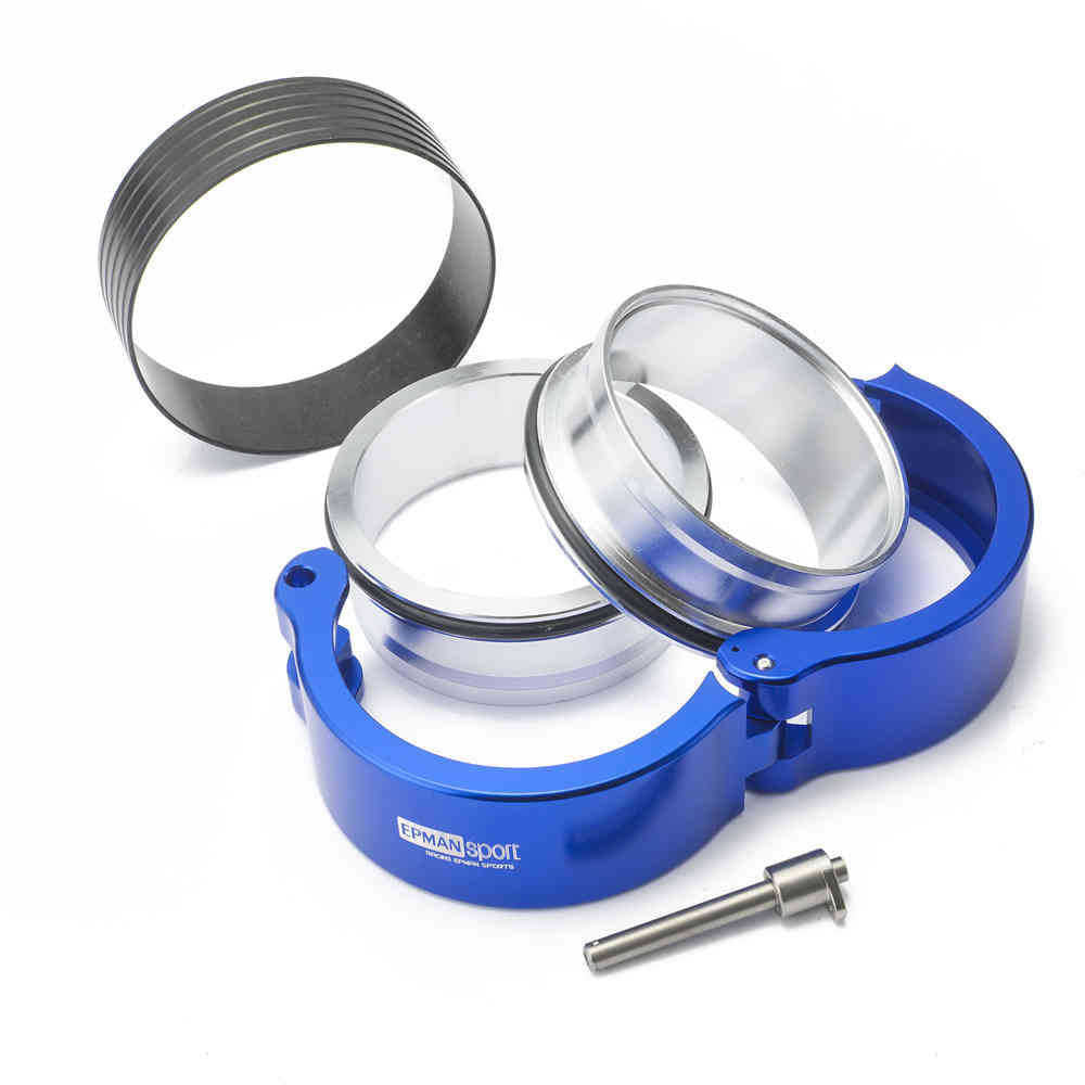 iGi4Shop Car Accessories Modified V-Clamp With Flange Diameter 2.5 Inch Hose Clamp Turbine Exhaust Pipe