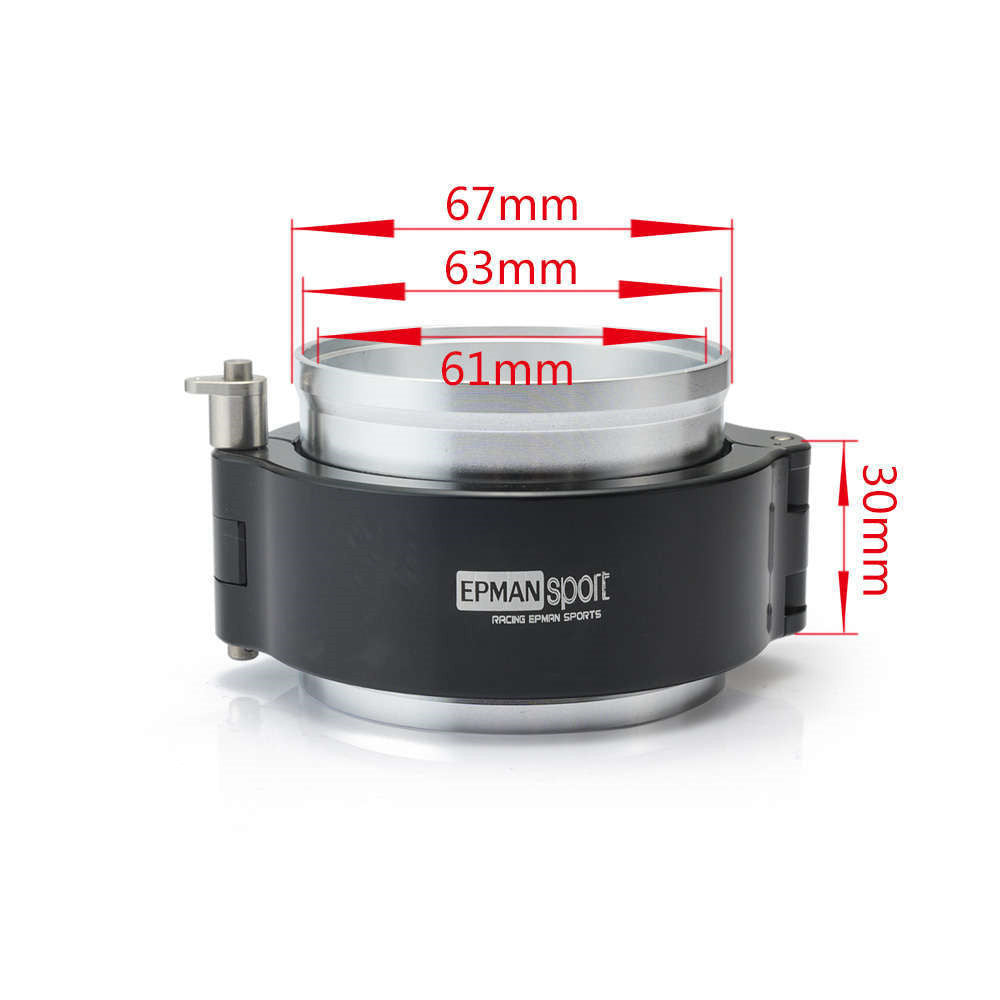 iGi4Shop Car Accessories Modified V-Clamp With Flange Diameter 2.5 Inch Hose Clamp Turbine Exhaust Pipe
