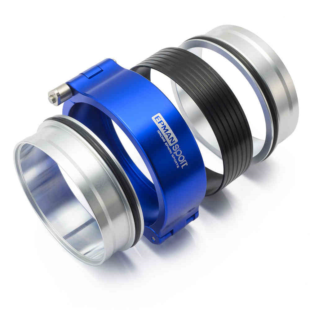 iGi4Shop Car Accessories Modified V-Clamp With Flange Diameter 2.5 Inch Hose Clamp Turbine Exhaust Pipe