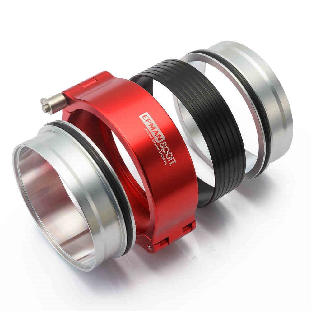 iGi4Shop Car Accessories Modified V-Clamp With Flange Diameter 2.5 Inch Hose Clamp Turbine Exhaust Pipe
