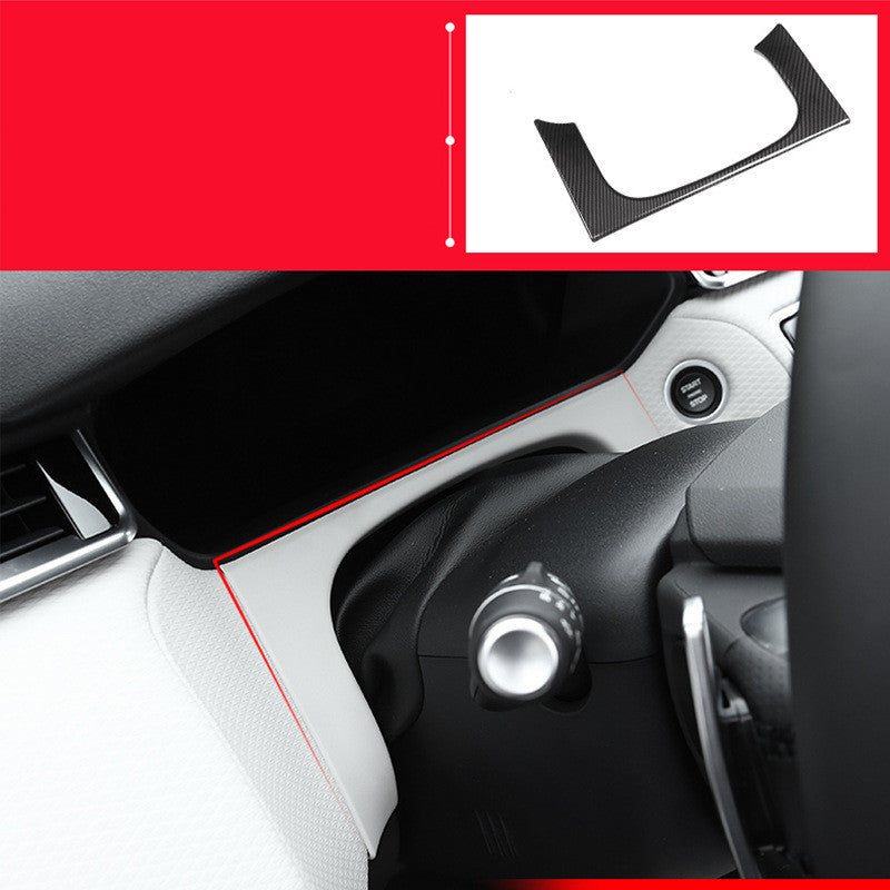 iGi4Shop Central Control Air Conditioner Carbon Fiber Pattern Decorative Stickers Accessories