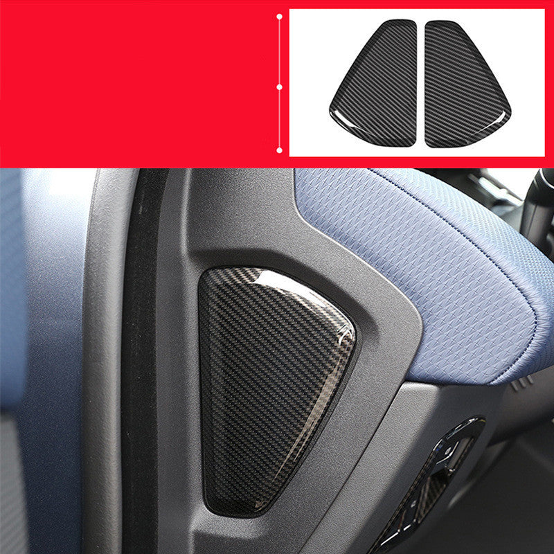 iGi4Shop Central Control Air Conditioner Carbon Fiber Pattern Decorative Stickers Accessories