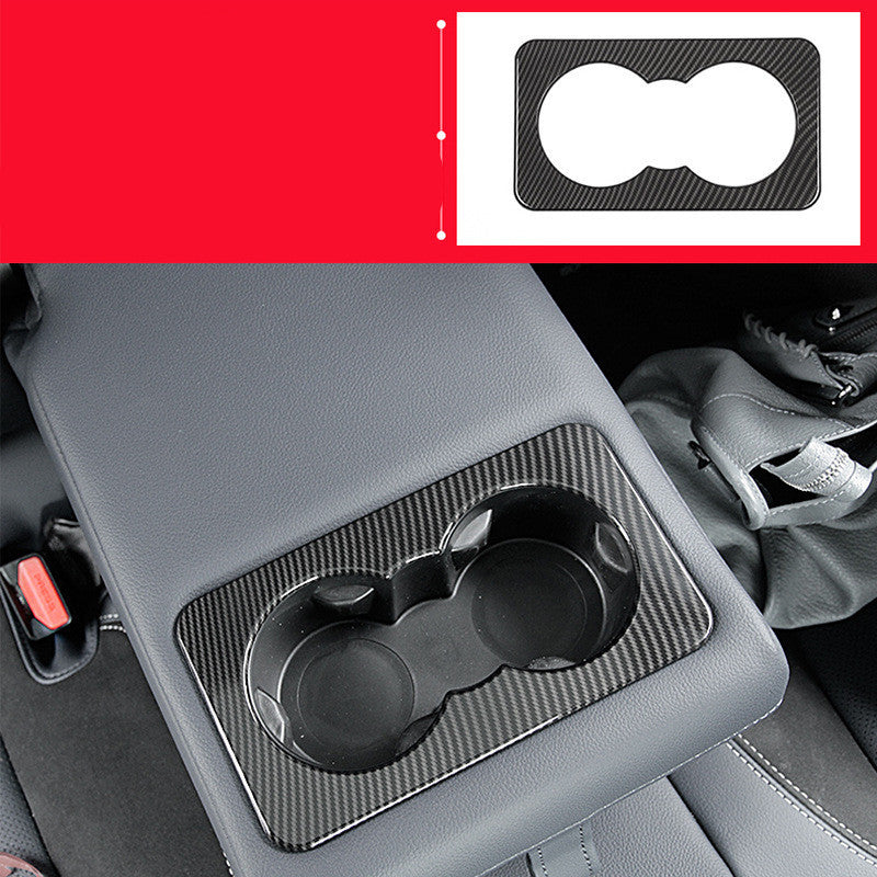 iGi4Shop Central Control Air Conditioner Carbon Fiber Pattern Decorative Stickers Accessories