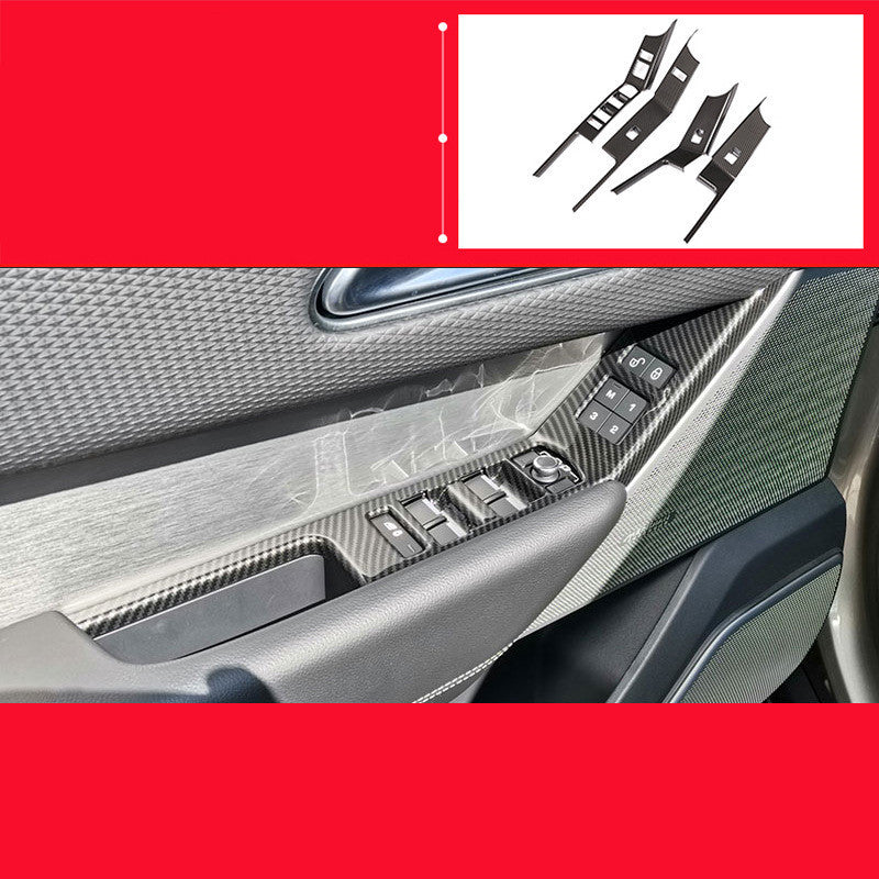 iGi4Shop Central Control Air Conditioner Carbon Fiber Pattern Decorative Stickers Accessories