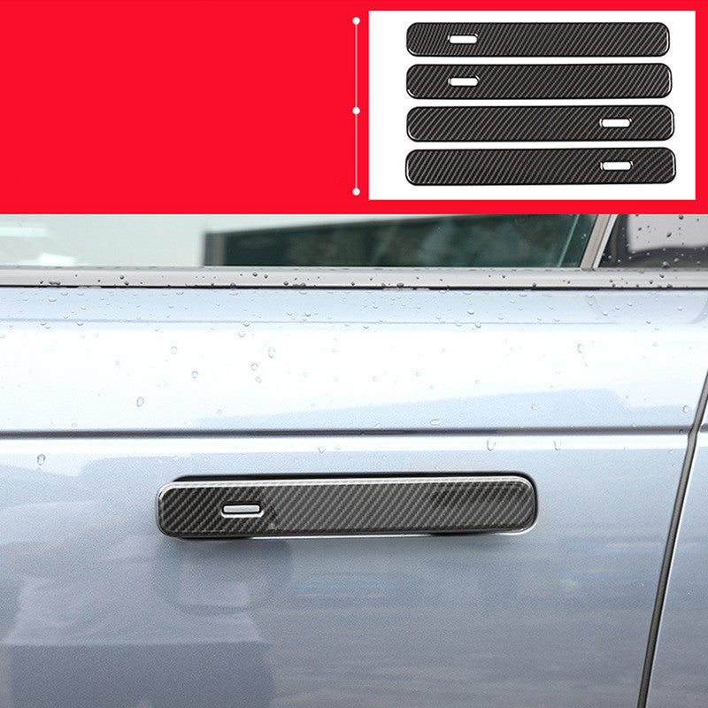 iGi4Shop Central Control Air Conditioner Carbon Fiber Pattern Decorative Stickers Accessories
