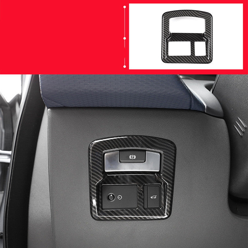 iGi4Shop Central Control Air Conditioner Carbon Fiber Pattern Decorative Stickers Accessories