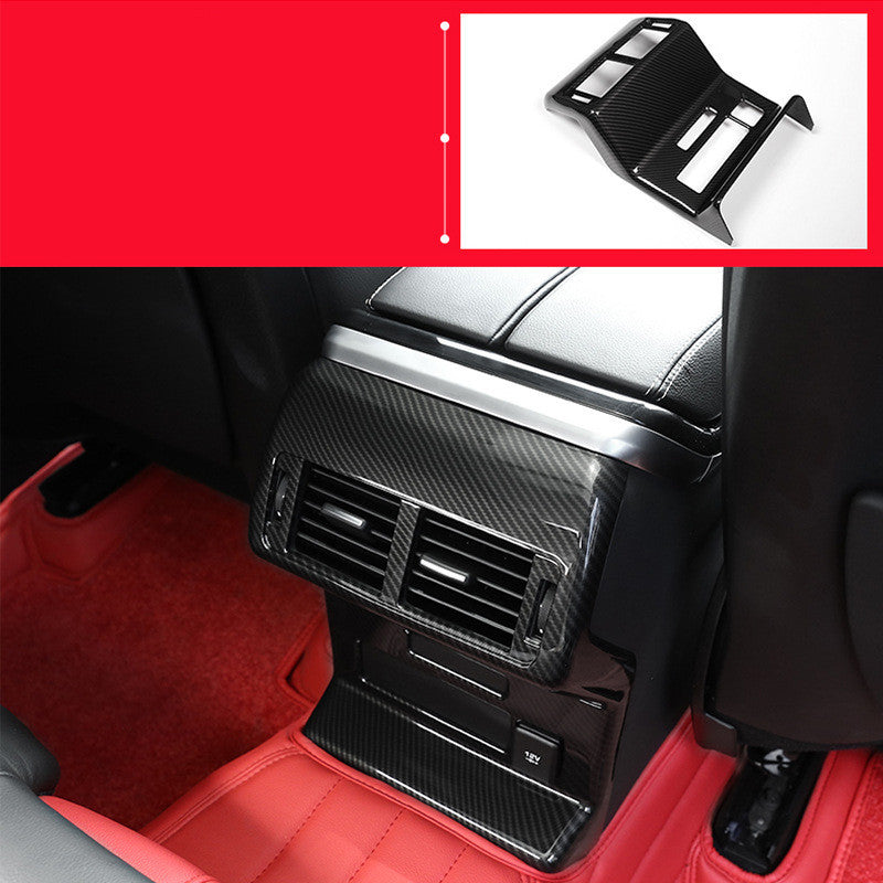 iGi4Shop Central Control Air Conditioner Carbon Fiber Pattern Decorative Stickers Accessories