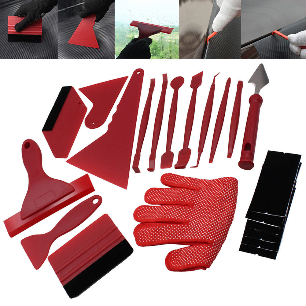 iGi4Shop 21 Sets Of Car Filming Tools, Color-Changing Film, And Beautiful Seam Scraper, Advertising Film Remover, Scraper Tool