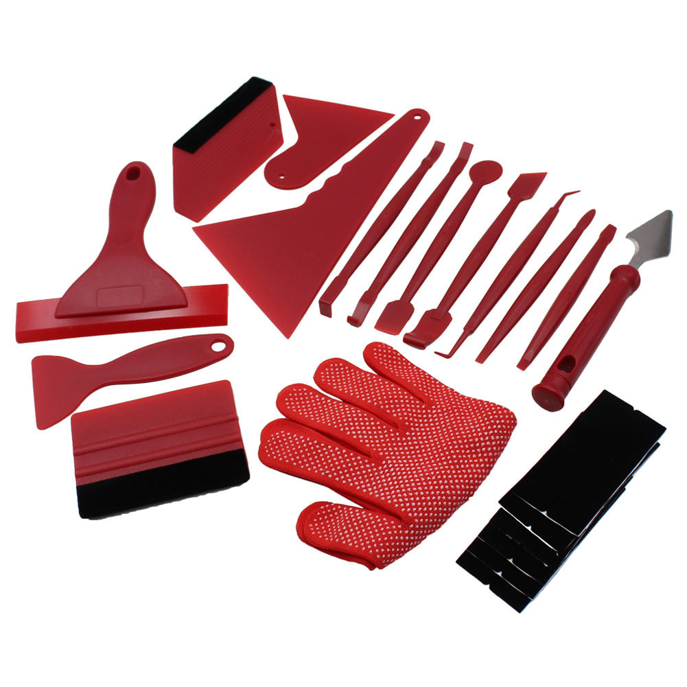 iGi4Shop 21 Sets Of Car Filming Tools, Color-Changing Film, And Beautiful Seam Scraper, Advertising Film Remover, Scraper Tool