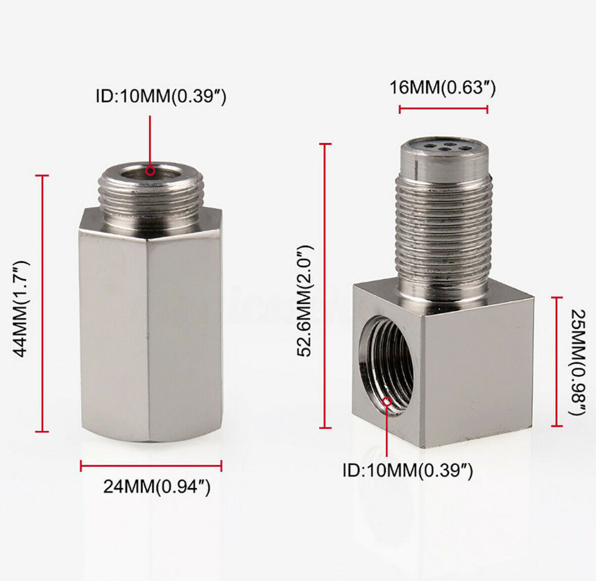iGi4Shop 90 Degree Car O2 Sensor M18X1.5 Connector Car Modification
