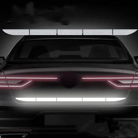 iGi4Shop Rear Long Strip Reflective Sticker Car Bumper Tail Box Warning Sticker