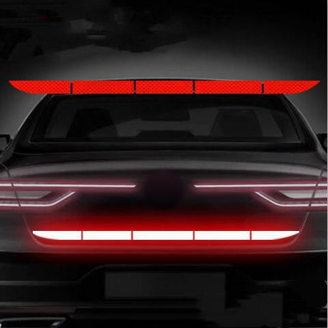 iGi4Shop Rear Long Strip Reflective Sticker Car Bumper Tail Box Warning Sticker