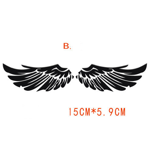 iGi4Shop Spirit Point Angel Wing Sticker Car Sticker Rear Sticker Scratch Sticker Scar Sticker Rear View Mirror Sticker