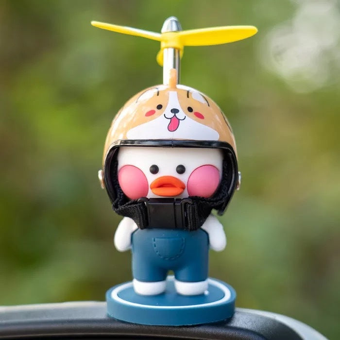 iGi4Shop Car Ornaments Motorcycle Cute Car Center Console Accessories Car Cartoon