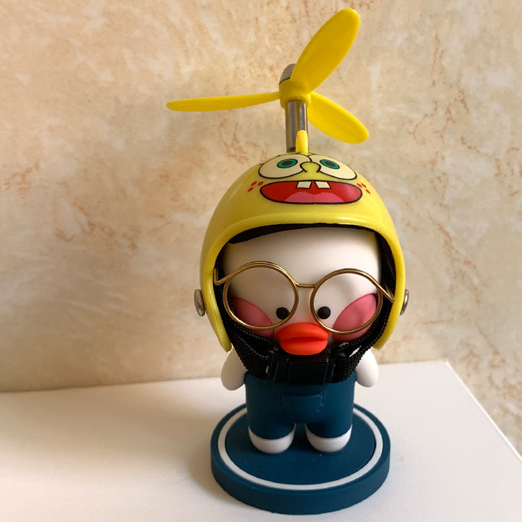 iGi4Shop Car Ornaments Motorcycle Cute Car Center Console Accessories Car Cartoon
