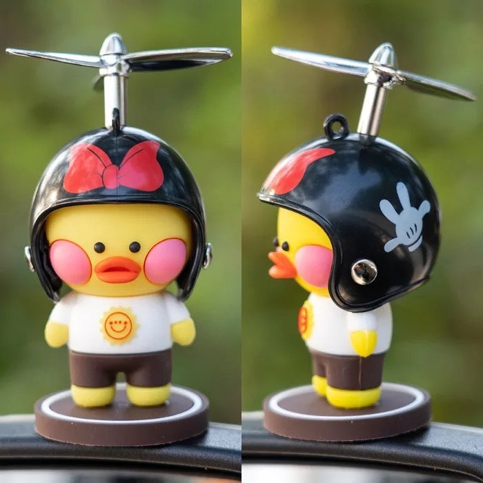 iGi4Shop Car Ornaments Motorcycle Cute Car Center Console Accessories Car Cartoon