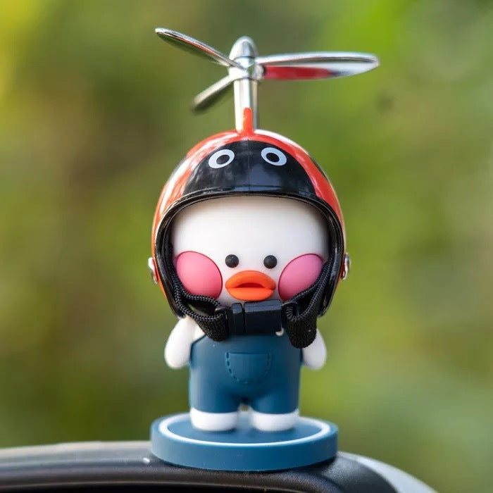 iGi4Shop Car Ornaments Motorcycle Cute Car Center Console Accessories Car Cartoon
