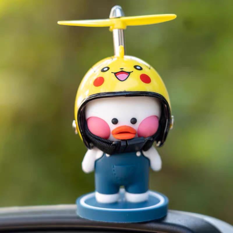 iGi4Shop Car Ornaments Motorcycle Cute Car Center Console Accessories Car Cartoon