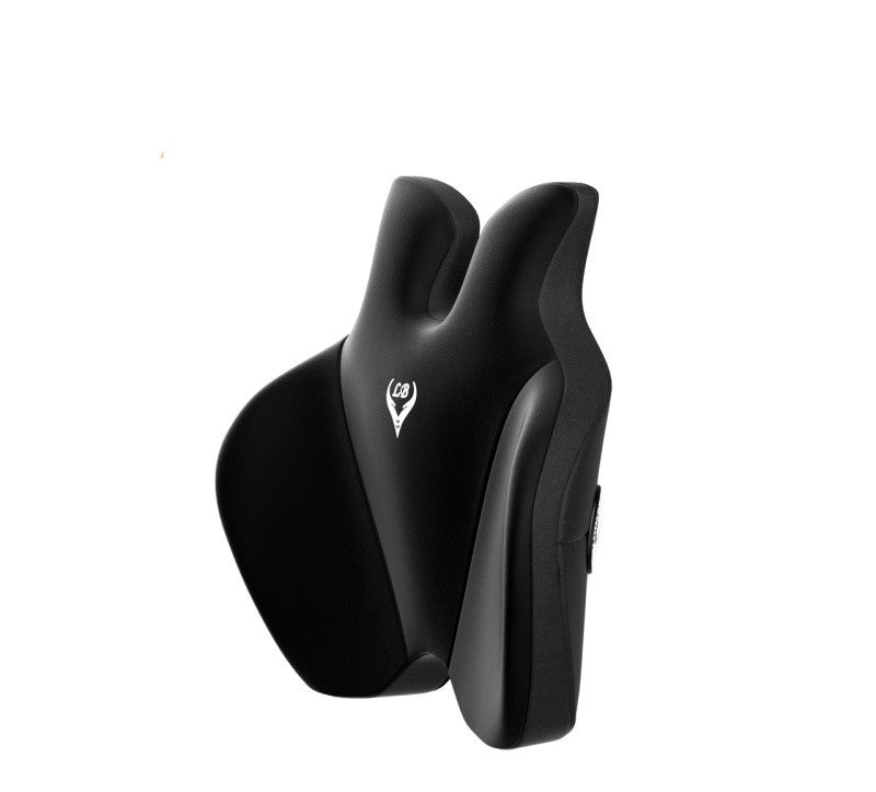 iGi4Shop Car Cushion Car With Memory Foam Lumbar Support Headrest Set seat Lumbar Back Cushion Lumbar
