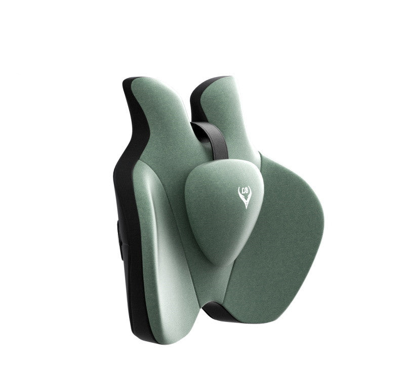 iGi4Shop Car Cushion Car With Memory Foam Lumbar Support Headrest Set seat Lumbar Back Cushion Lumbar