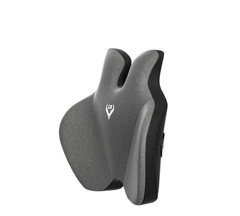 iGi4Shop Car Cushion Car With Memory Foam Lumbar Support Headrest Set seat Lumbar Back Cushion Lumbar