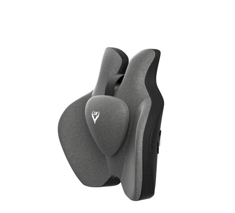 iGi4Shop Car Cushion Car With Memory Foam Lumbar Support Headrest Set seat Lumbar Back Cushion Lumbar