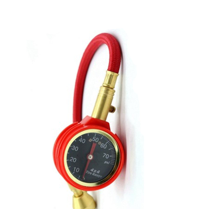 iGi4Shop Off-Road Vehicle Tire Pressure Gauge Mechanical Car Tire Pressure Gauge All Copper Valve One Key Deflation