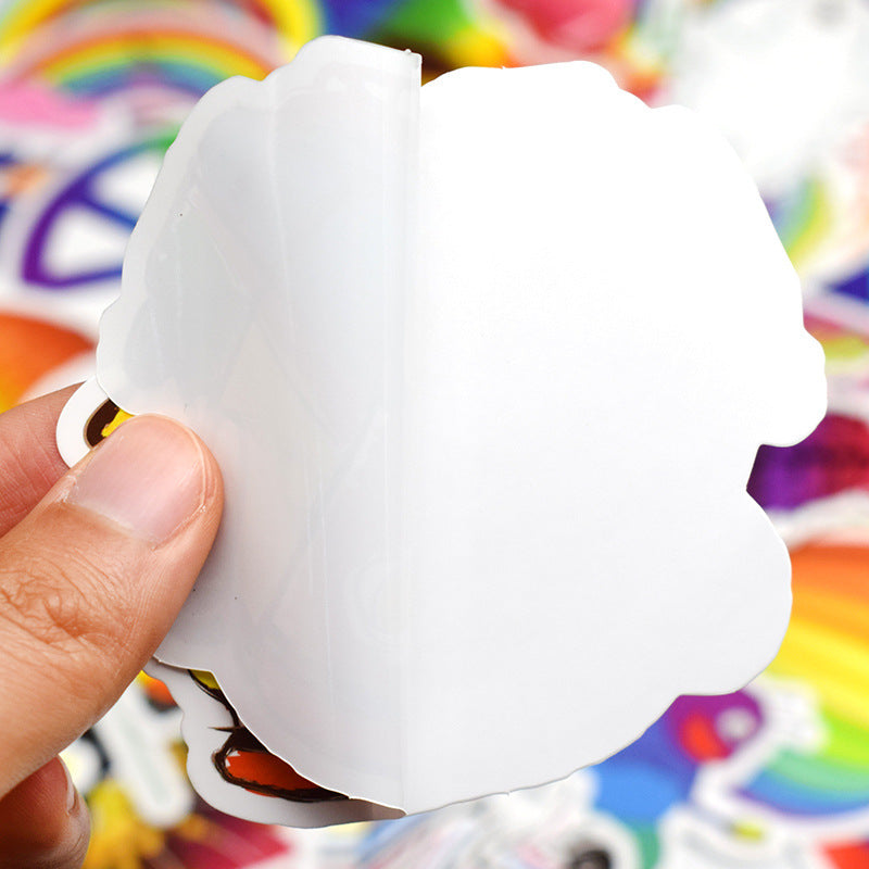 iGi4Shop Industrial Genius International A Site For The Like Minded 50 Rainbow Stickers, Body Stickers, Amazon Explosive Laptop Stickers