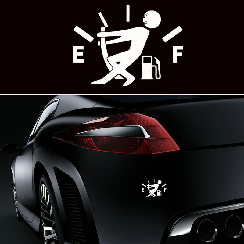 iGi4Shop Funny Car Sticker Pull Fuel Tank Pointer Ef Fuel Tank Car Sticker Fuel Tank Vinyl Sticker Decal