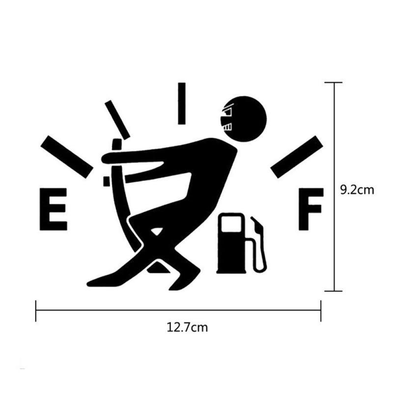 iGi4Shop Funny Car Sticker Pull Fuel Tank Pointer Ef Fuel Tank Car Sticker Fuel Tank Vinyl Sticker Decal