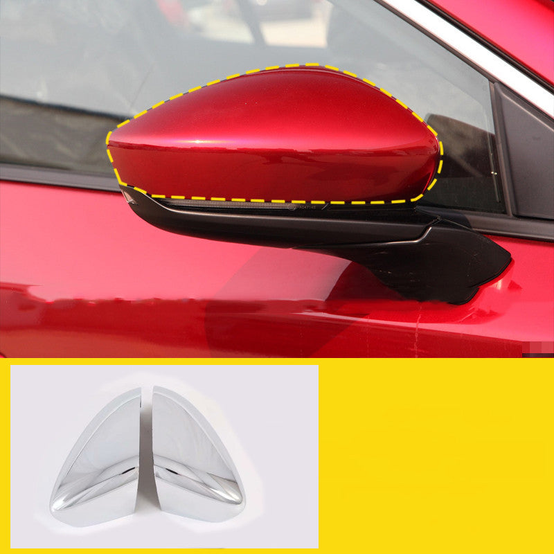 iGi4Shop Mazda'S Third-Generation Angkesaila New Rearview Mirror Cover Modified Rearview Mirror Cover Black Carbon Fiber