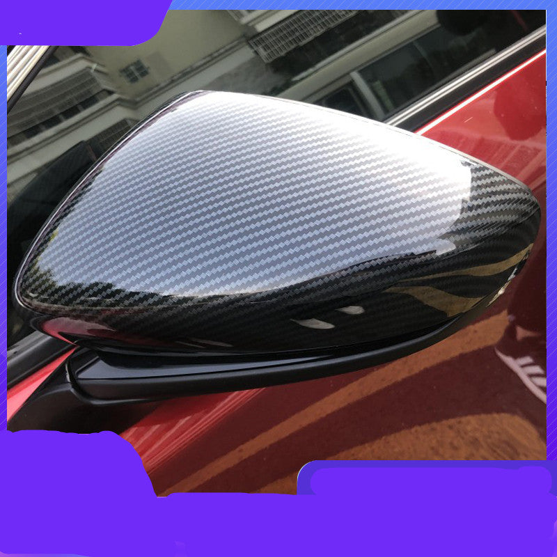 iGi4Shop Mazda'S Third-Generation Angkesaila New Rearview Mirror Cover Modified Rearview Mirror Cover Black Carbon Fiber