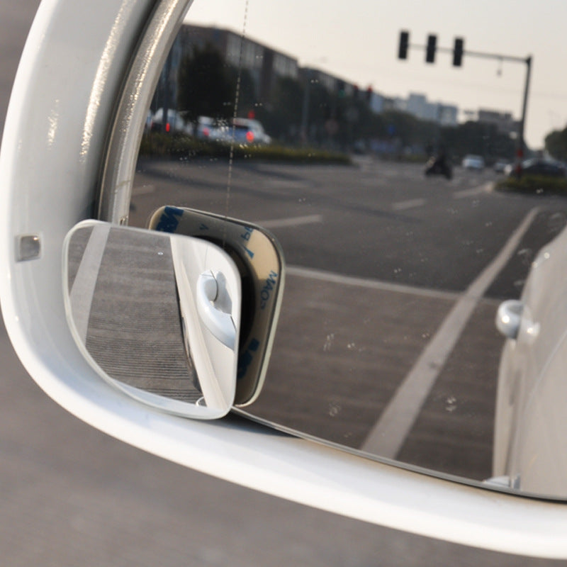 iGi4Shop Frameless Round Car Mirror Fan-Shaped Blind Spot Mirror