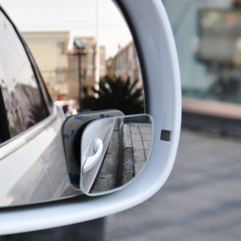 iGi4Shop Frameless Round Car Mirror Fan-Shaped Blind Spot Mirror