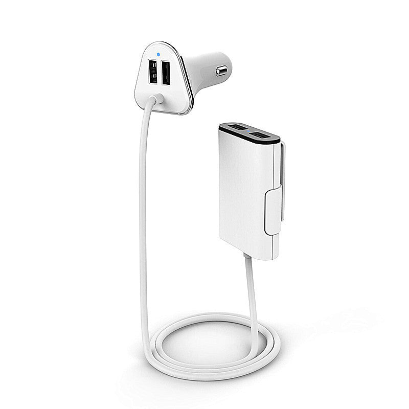 iGi4Shop 4-Port Usb Car Charger 6.8A Car Cigarette Lighter One With Two Car Charger