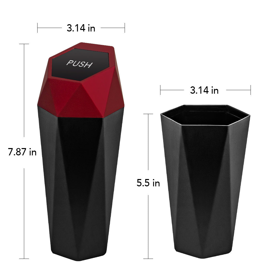 iGi4Shop Desktop Storage Box For Car Mini Trash Can