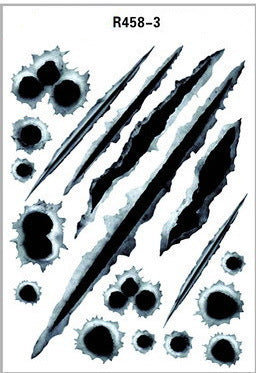 iGi4Shop Simulation Bullet Hole Car Sticker, Car Bullet Hole Crack Car Sticker Industrial Genius International A Site For The Like Minded