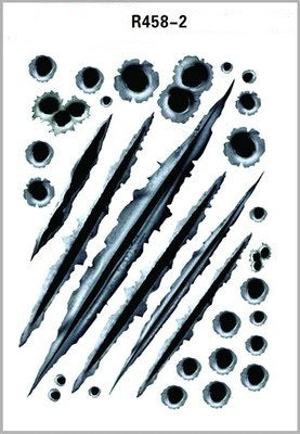 iGi4Shop Simulation Bullet Hole Car Sticker, Car Bullet Hole Crack Car Sticker Industrial Genius International A Site For The Like Minded