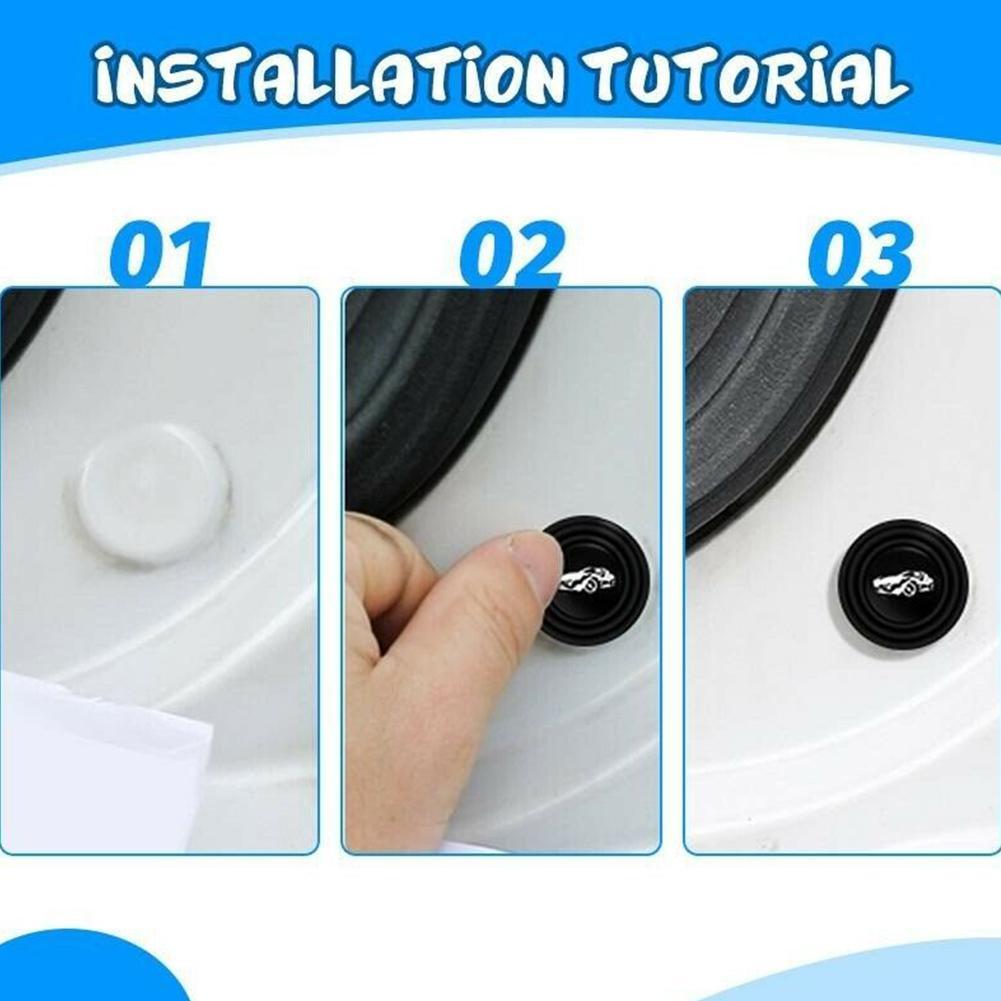 iGi4Shop Car Door Shock Absorber Cushion Gasket And Door Abnormal Noise Modification To Mute