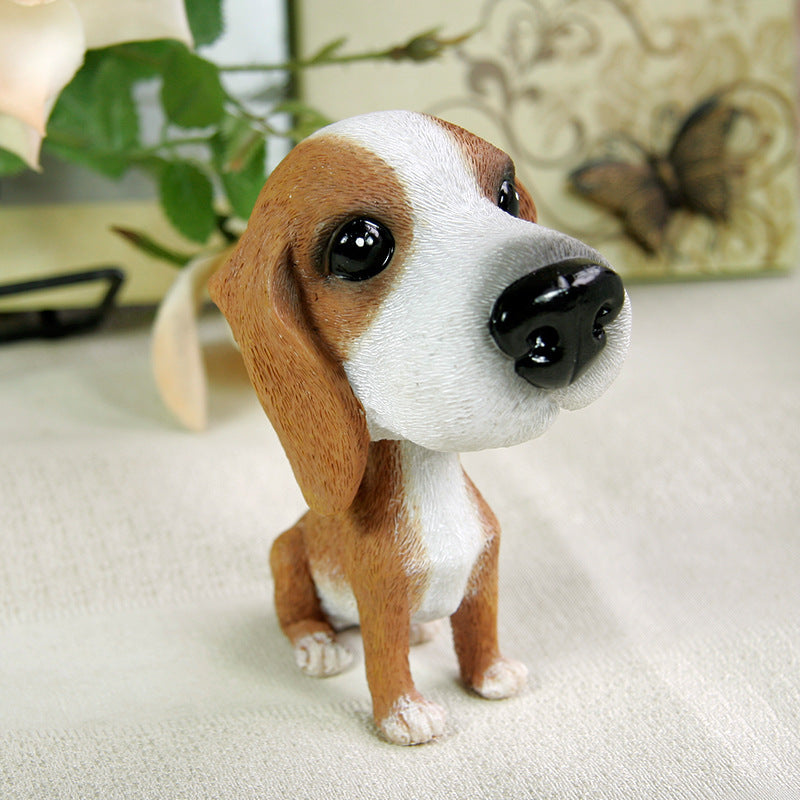 iGi4Shop Car interior moving head decoration world famous dog car supplies